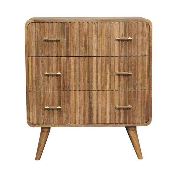 T Bar Ridged Chest - Brown