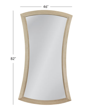 Biles - Floor Mirror - Silver Leaf