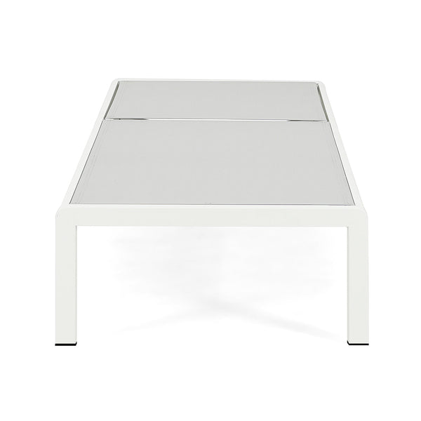 Outdoor Patio Chaise Lounge With 5 Reclining Positions