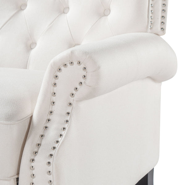 Modern Manual Push Back Recliner Chair