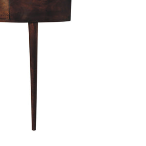 Backless Mounted Console - Brown