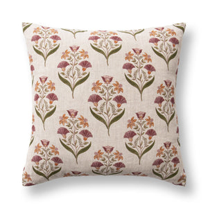 Bluffs - 22" x 22" Pillow - Olive Green / Multi