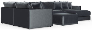 Remington - Modular Sofa And Cocktail Ottoman - Slate