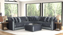 Remington - Modular Sofa And Cocktail Ottoman - Slate