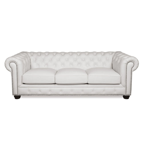 Traditional Tufted Chesterfield Nailhead Sofa