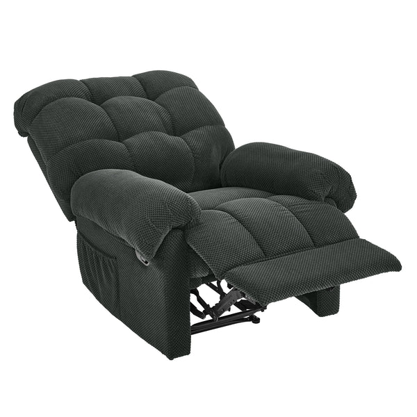 Manual Recliner, Padded Footrest
