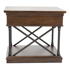 Tribeca - Drawer End Table - Cordovian Brown