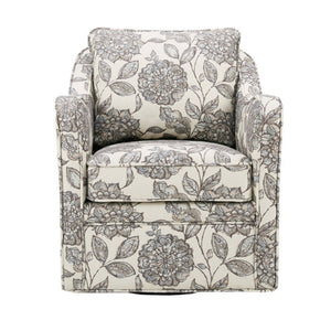 Wide Seat Arm Chair With 360 Degree Rotation