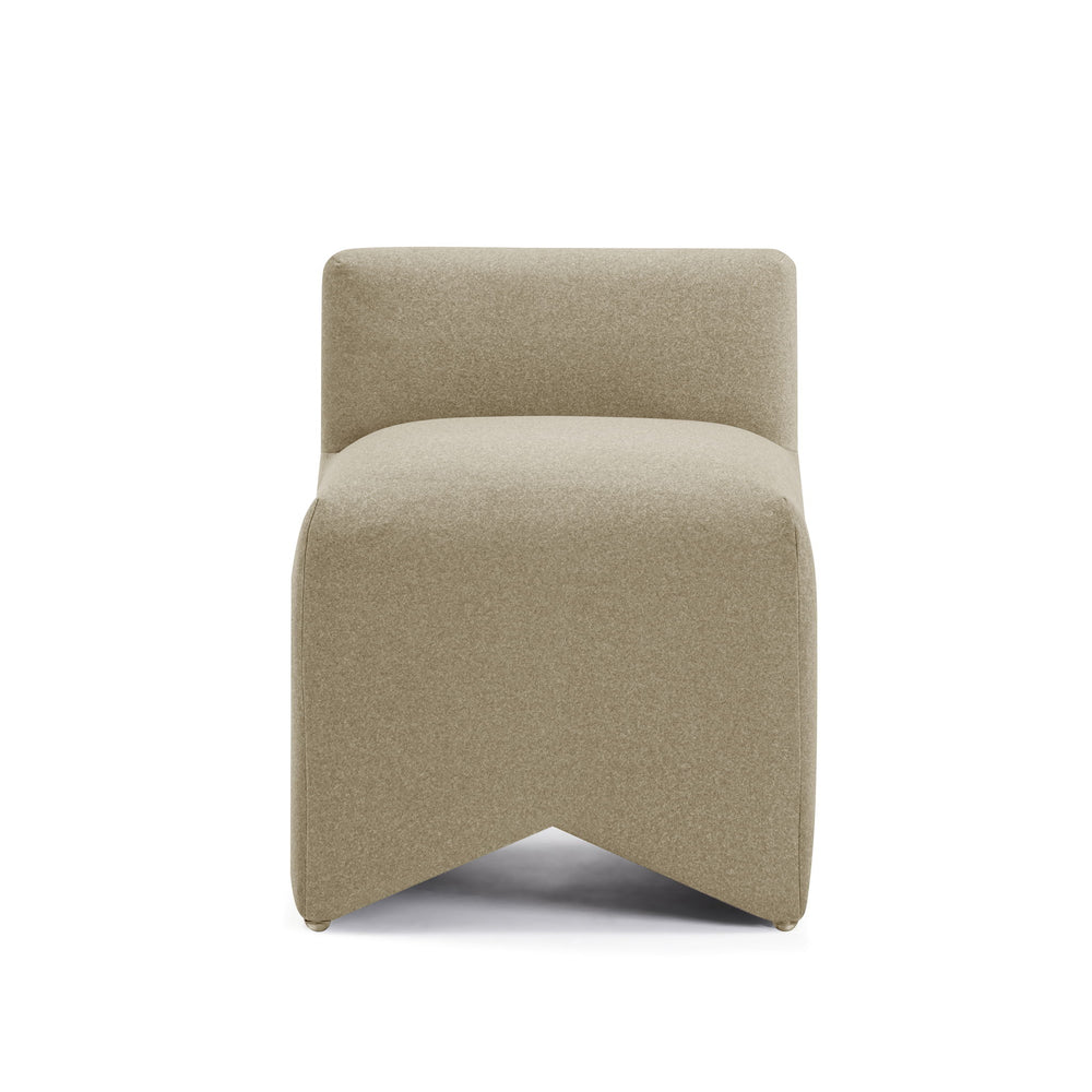 Pippa - Mohair Stool - Taupe