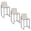 Fuji - Contemporary Modern Elegance, High Back Counter Stool