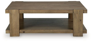 Flangren - Rectangular Cocktail Table - Light Brown