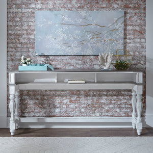 Magnolia Manor - Console Bar Table - Antique White