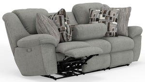Trifecta - Sofa With 3 Recliners and Drop Down Table
