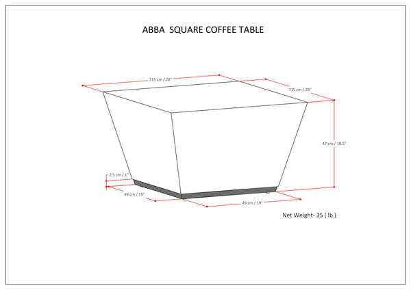 Abba - Handcrafted Coffee Table