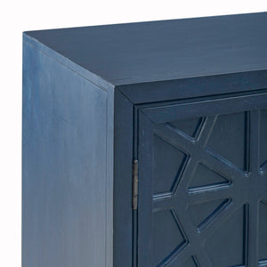Braxton - Accent Cabinet - Azure Blue