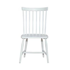 Palmetto Heights - Spindle Back Side Chair - Shell White & Driftwood