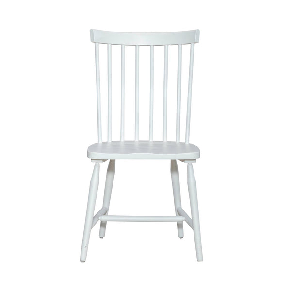 Palmetto Heights - Spindle Back Side Chair - Shell White & Driftwood