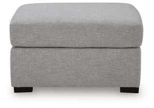 UrbanCrest - Oversized Accent Ottoman - Pewter