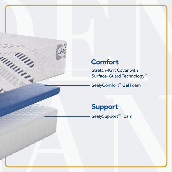 Golden Elegance - Stately Medium Mattress