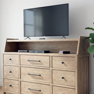 Proximity Place - Dresser Hutch - Barley Buff