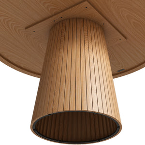 Round Dining Table With Strip Base