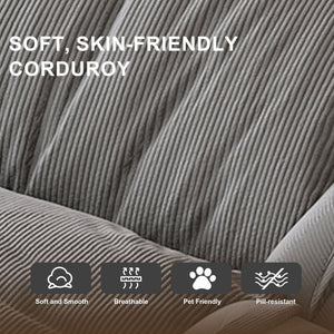 Upholstered Foldable Lazy Sofa Bed For Adults And Pets