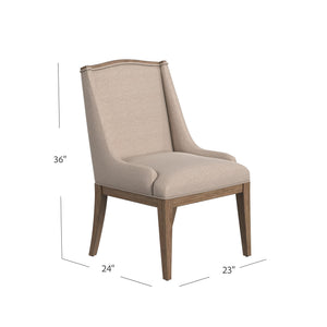 Sheffield- Buxton Parsons Dining Chair (Set of 2) - Brown