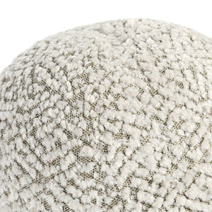 Villa Classics - Maris Round Pillow - Ivory / Natural