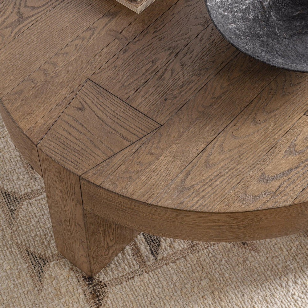 Bristol - Round Coffee Table - Cafe Brown