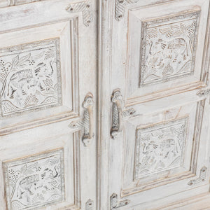 Arish - 4 Door Breakfront Cabinet - Heritage Cream