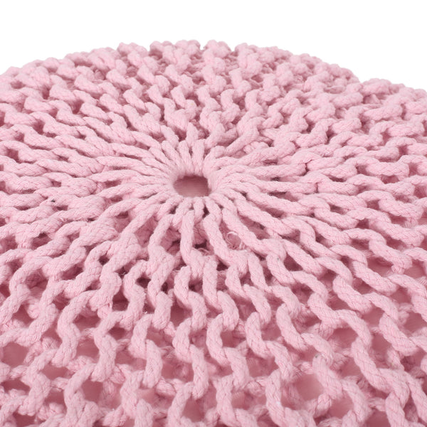 Belle - Modern Knitted Round Pouf