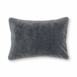 Heirloom Velvet - SLD Pillow - Stone Gray