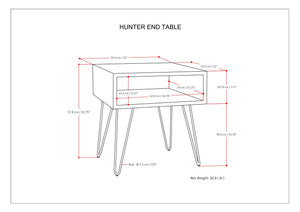 Hunter - End Table - Natural