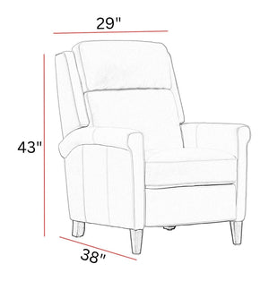 Northfield - Power Cordless High Leg Recliner