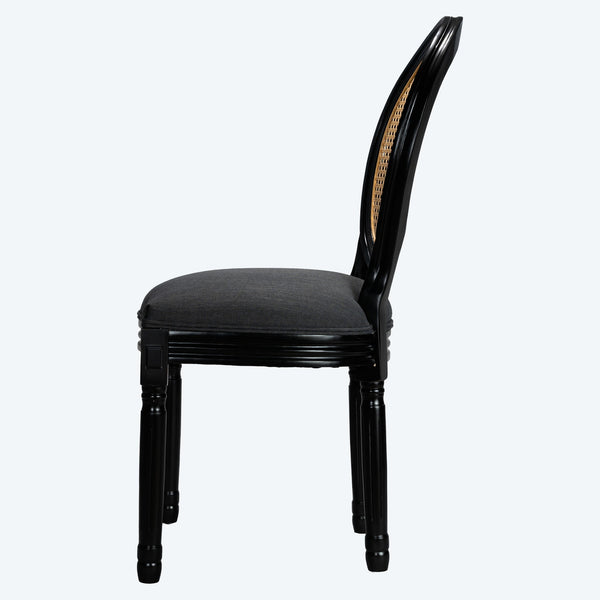 French Country Dining Chairs With Round Back (Set of 2)