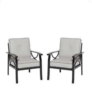 Patio Furniture Set, Coffee Table And Cushions For Backyard