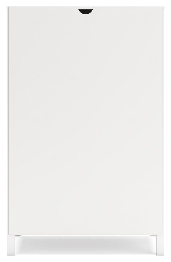 Hallityn - Five Drawer Chest - White