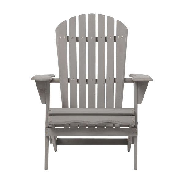 Oversize Outdoor Folding Adirondack Chair, Patio Chair For Garden