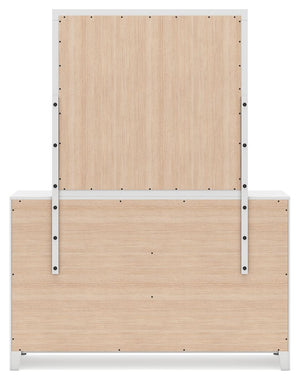Binterglen - Dresser And Mirror - White