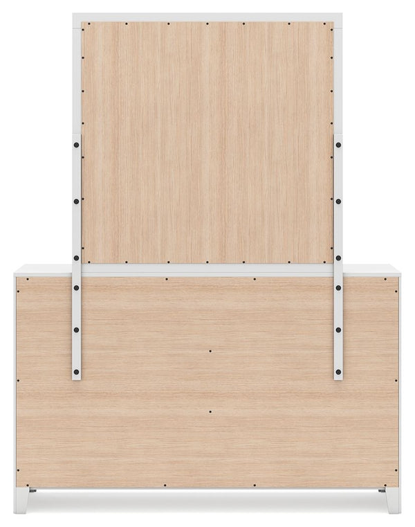 Binterglen - Dresser And Mirror - White