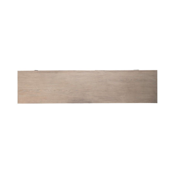 Fireplace TV Consoles - 80" Fireplace TV Console - Light Brown