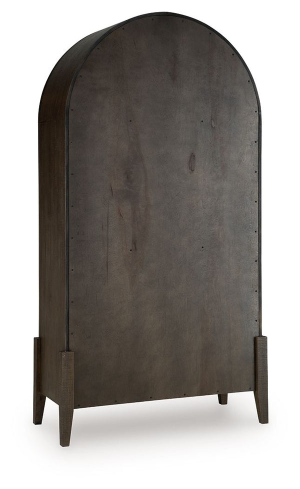 Benhall - Accent Cabinet - Dark Brown