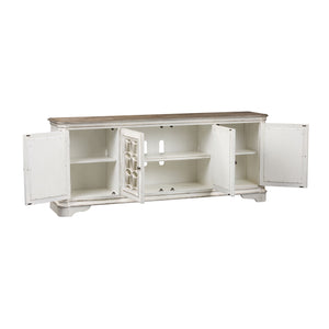 Magnolia Manor - 4 Doors TV Console - Antique White