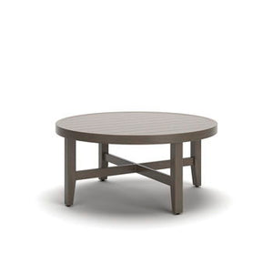 Point Sur - Round Cocktail Table - Beige / Brown