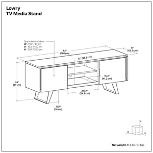 Lowry - Handcrafted, TV Media Stand