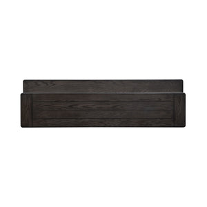 Allyson Park - Console Bar Table - Wirebrushed White / Charcoal