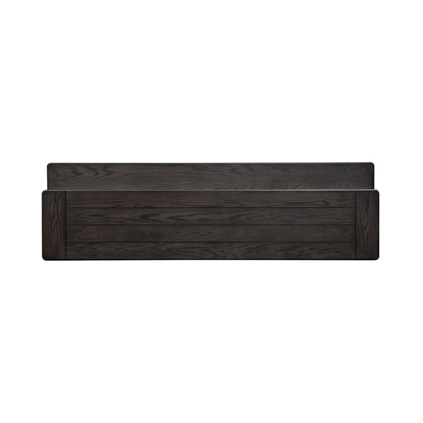 Allyson Park - Console Bar Table - Wirebrushed White / Charcoal