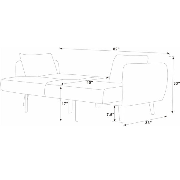 Futon Sofa Bed With Tall Legs
