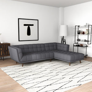Addison - L Shape Sectional Sofa Tufted
