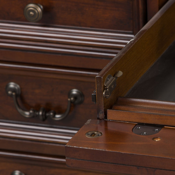 Brayton Manor - Jr Executive Desk - Cognac